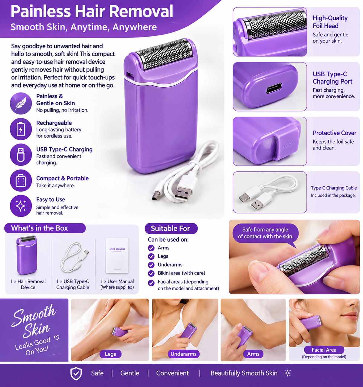PAINLESS HAIR REMOVAL
